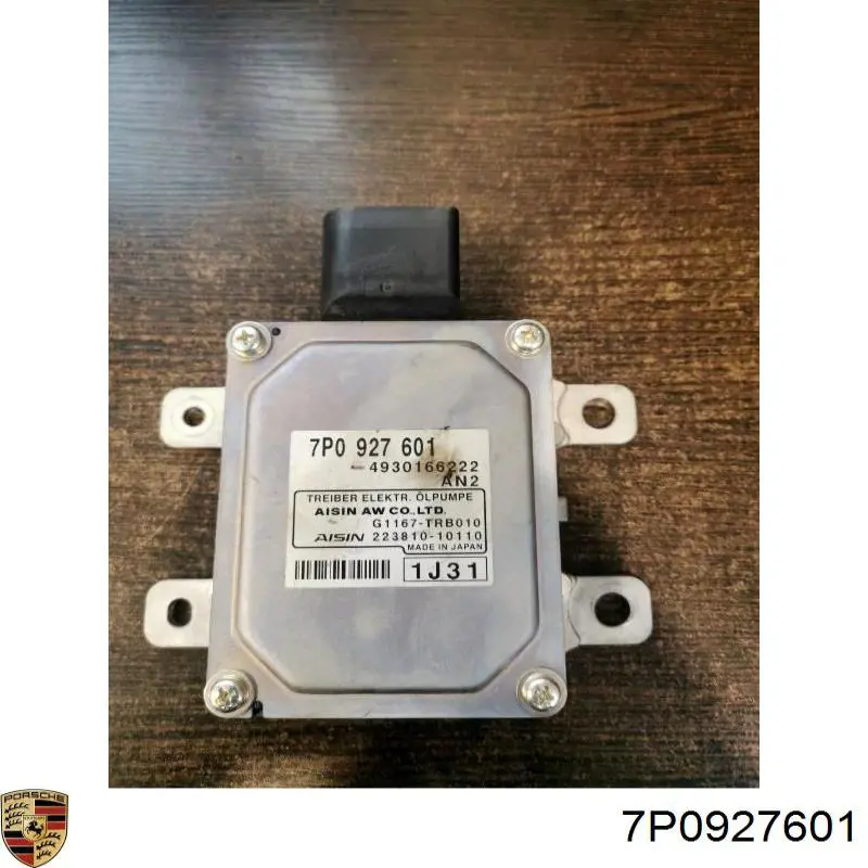 7P0927601 Porsche Módulo de direção (Centralina eletrônica) da Caixa Automática de Mudança eletrônica