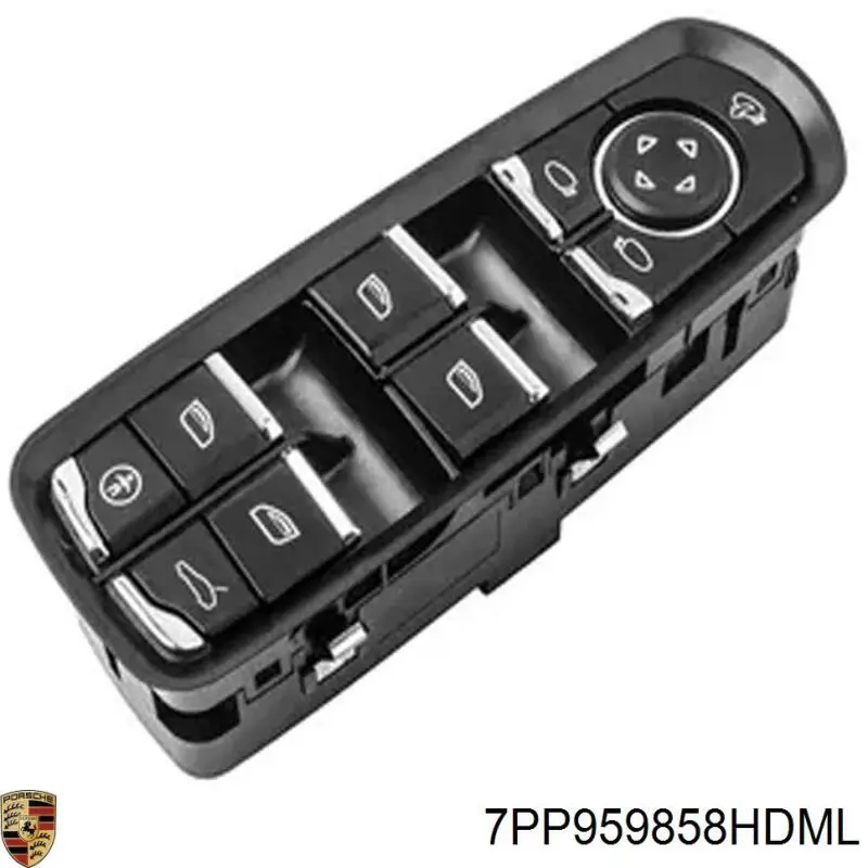 Unidade de botões dianteira esquerda de controlo de elevador de vidro Porsche 7PP959858HDML preço, a partir de  