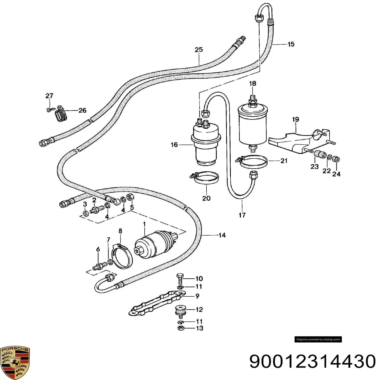 90012314430 Porsche 