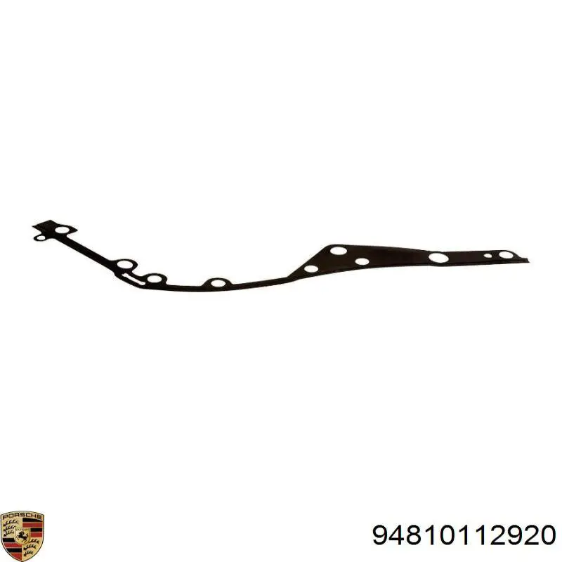  Vedante esquerdo de tampa dianteira de motor Porsche Cayenne II SUV (92A) (2010 - 2026) II