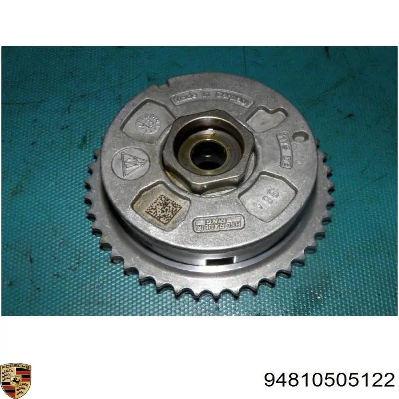 Engrenagem de cadeia da roda dentada da árvore distribuidora de motor Porsche 94810505122 preço, a partir de 506,23 USD