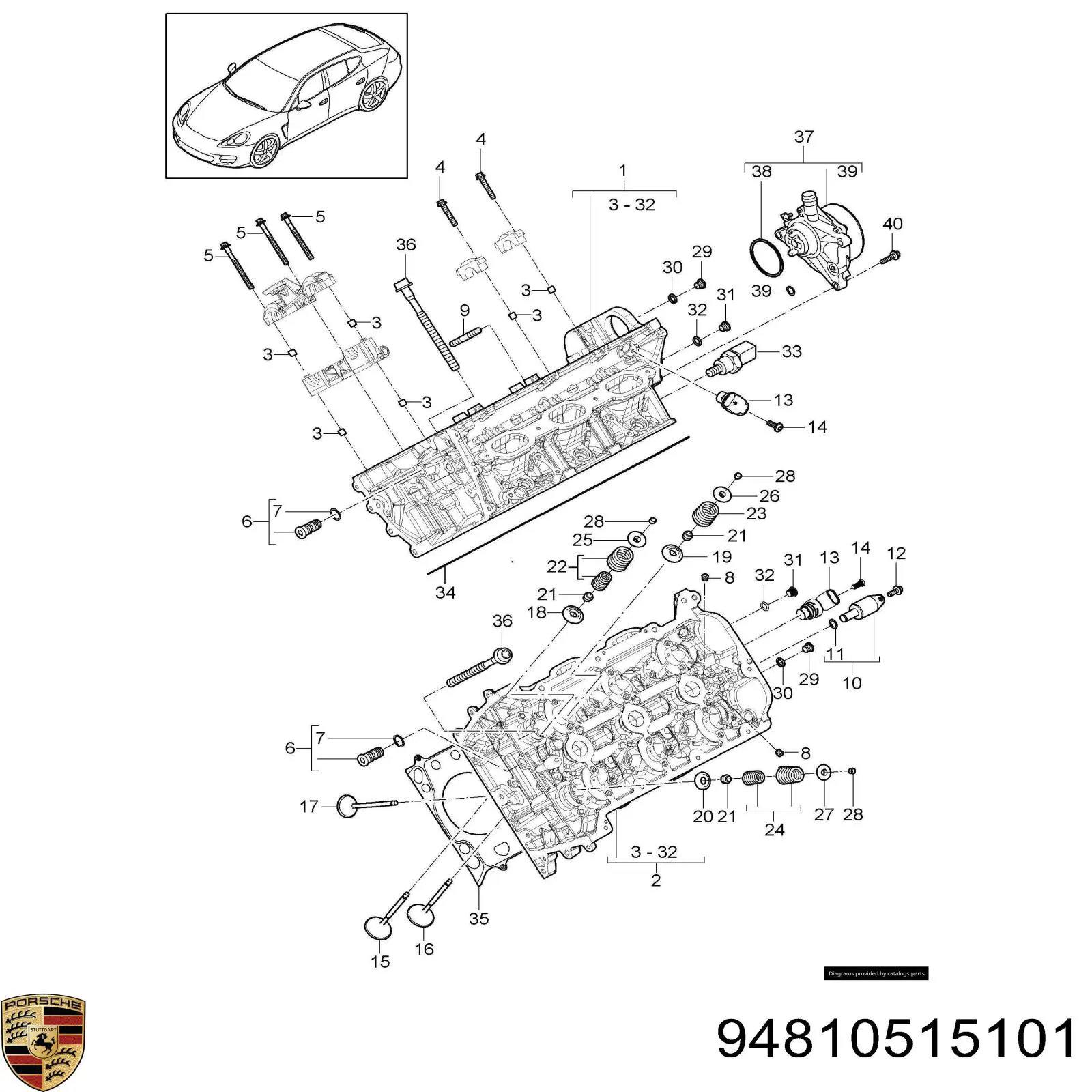 94810515101 Porsche 