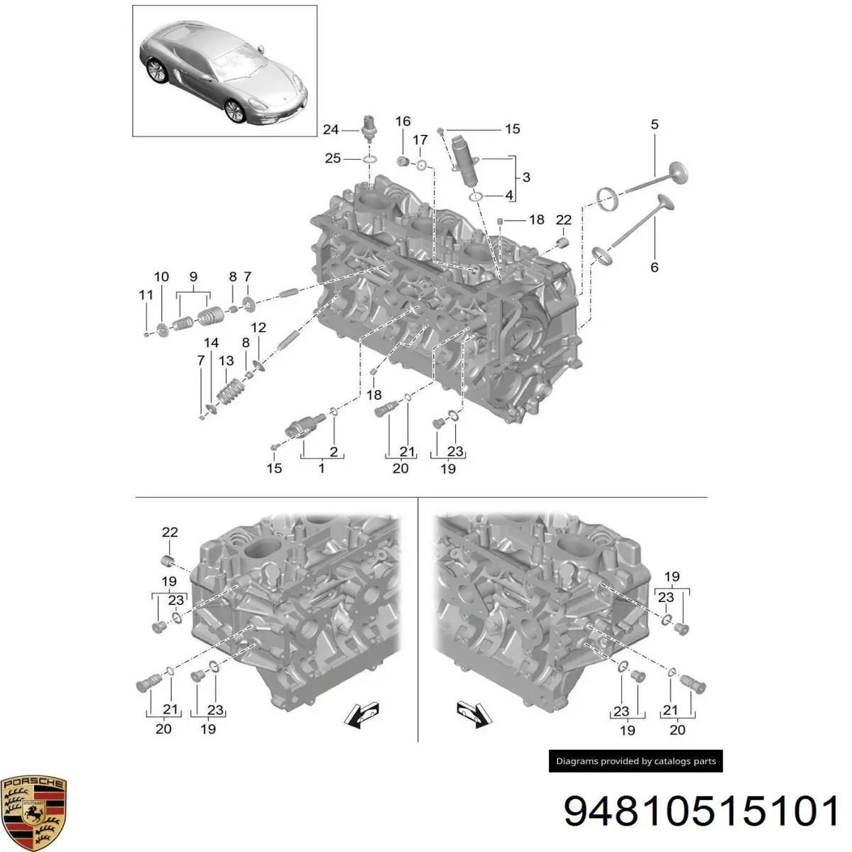  Porsche 94810515101 preço, a partir de  