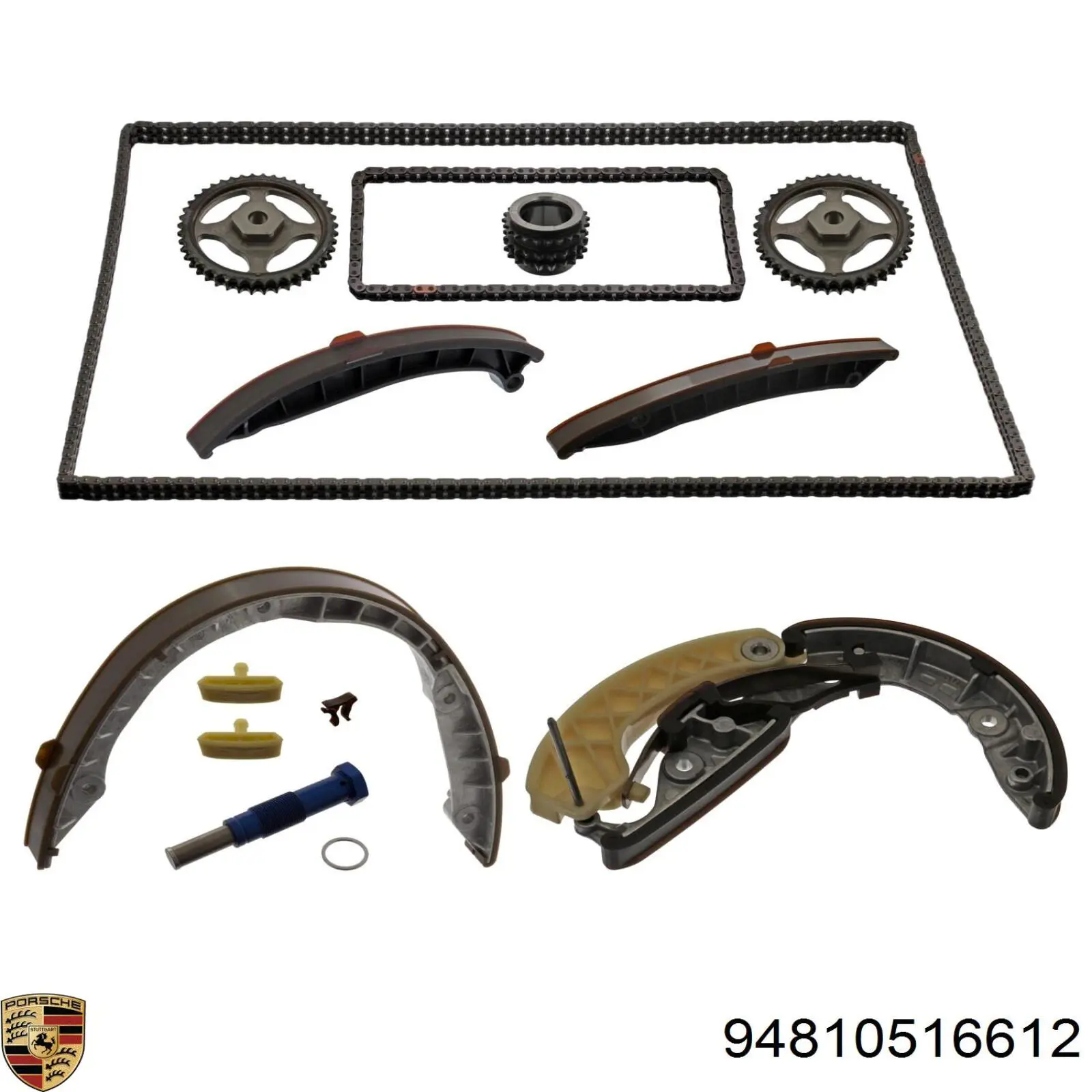 Amortecedor de cadeia do mecanismo de distribuição de gás, interno Porsche 94810516612 preço, a partir de 19,58 USD