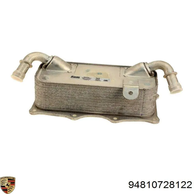 94810728122 Porsche Radiador de óleo (frigorífico), debaixo de filtro