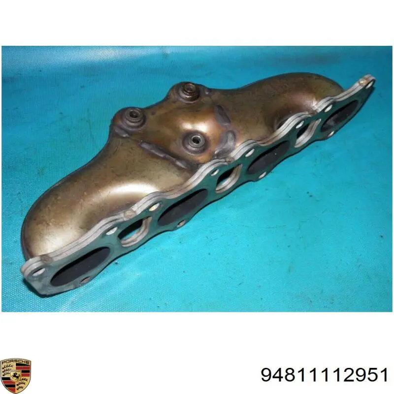 Tubo coletor de escape para Porsche Cayenne II 92A