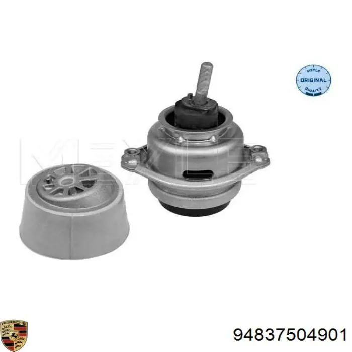 Coxim (suporte) esquerdo de motor Porsche 94837504901 preço, a partir de 102,15 USD