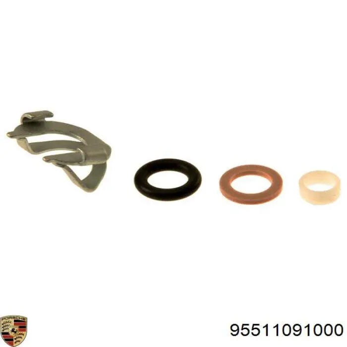 95511091000 Porsche Anel (arruela) do injetor de ajuste