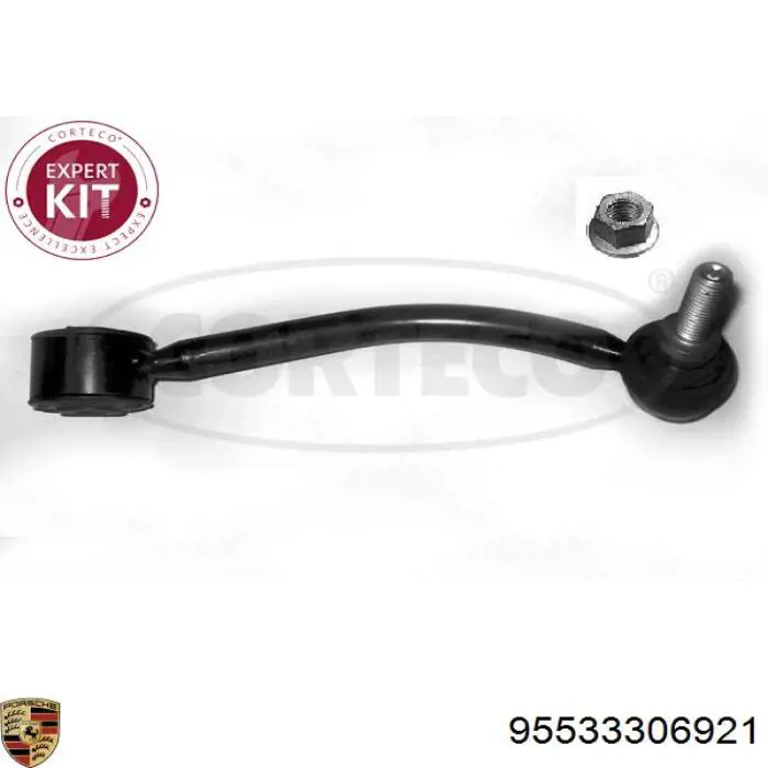 95533306921 Porsche Montante esquerdo de estabilizador traseiro