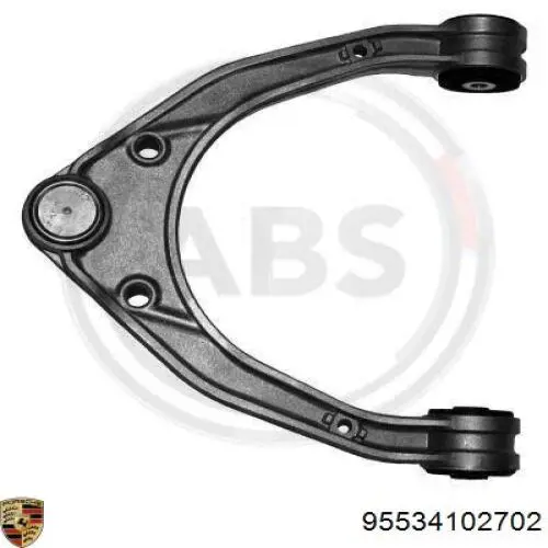 95534102702 Porsche Braço oscilante superior esquerdo/direito de suspensão dianteira