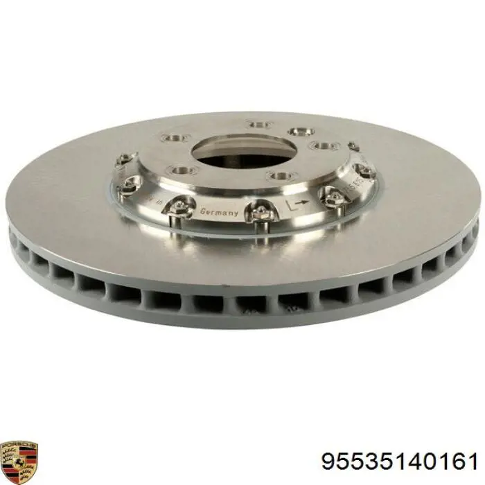 Disco do freio dianteiro Porsche 95535140161 preço, a partir de 944,12 USD