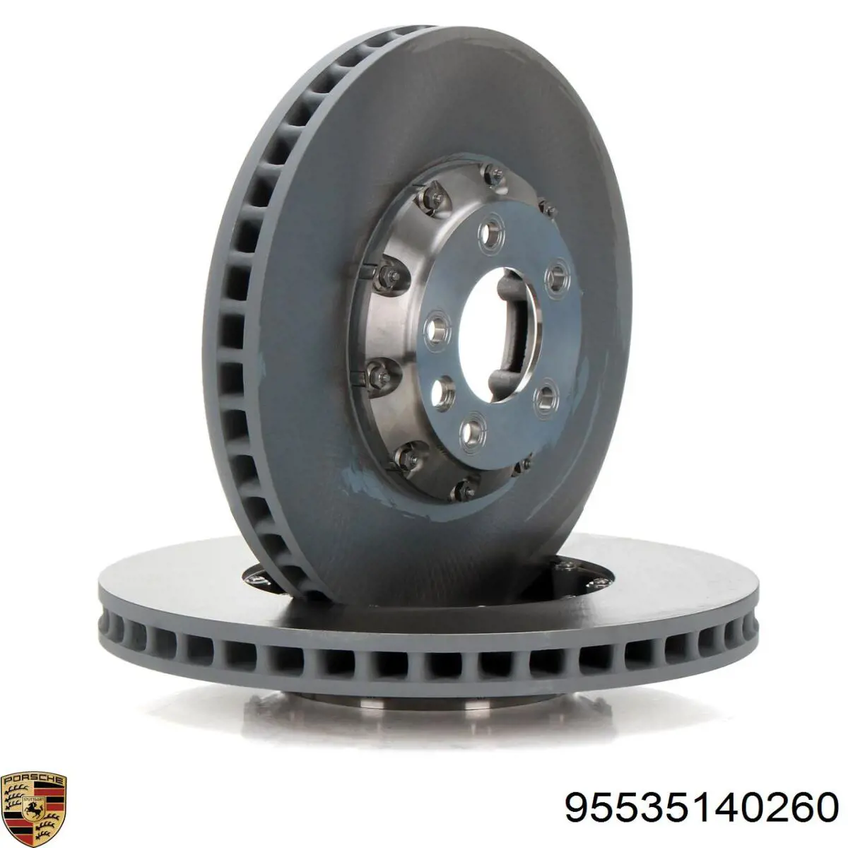 95535140260 Porsche Disco do freio dianteiro