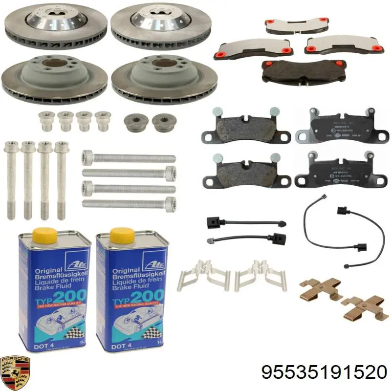 68248383AA Chrysler Kit de reparação de suporte do freio dianteiro