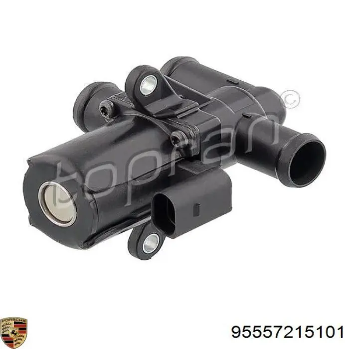 95557215101 Porsche Válvula de forno (de aquecedor)