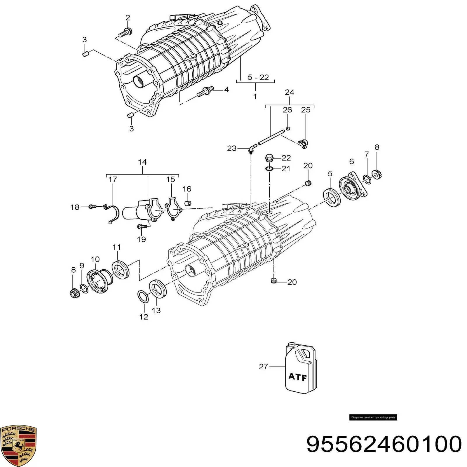Motor de controlo da caixa de transferência Porsche 95562460100 preço, a partir de 344,39 USD