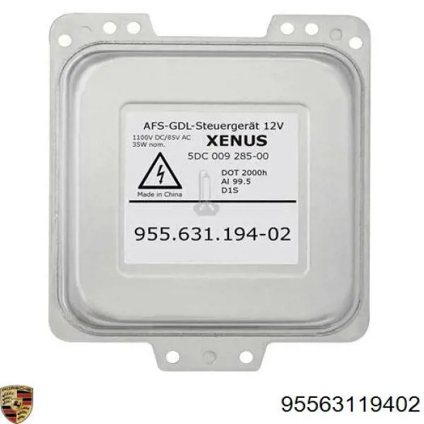 Unidade de encendido (xénon) Porsche 95563119402 preço, a partir de 223,75 USD
