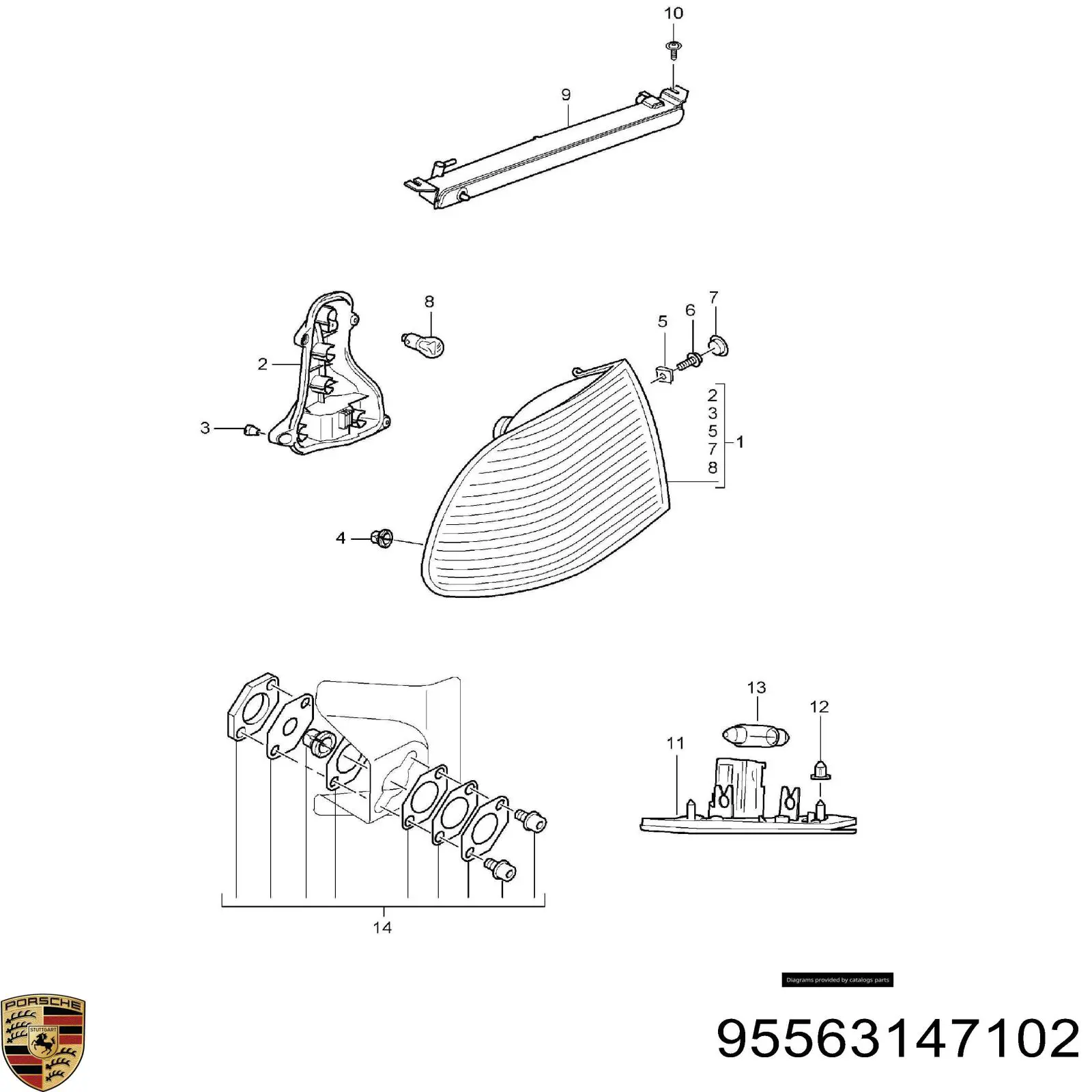 95563147102 Porsche 