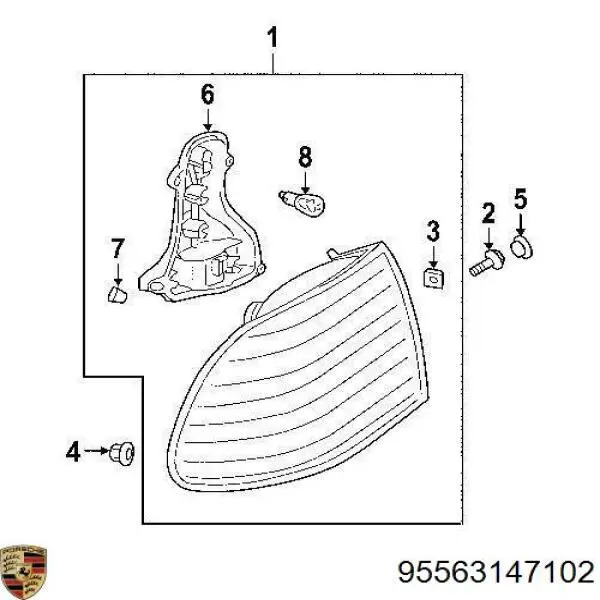  Porsche 95563147102 preço, a partir de 3,94 USD