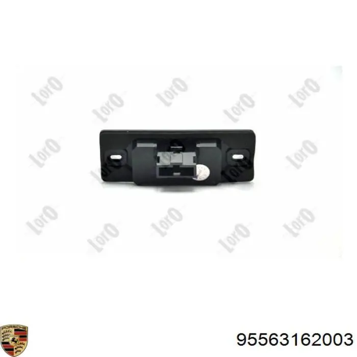 95563162003 Porsche Lanterna da luz de fundo de matrícula traseira