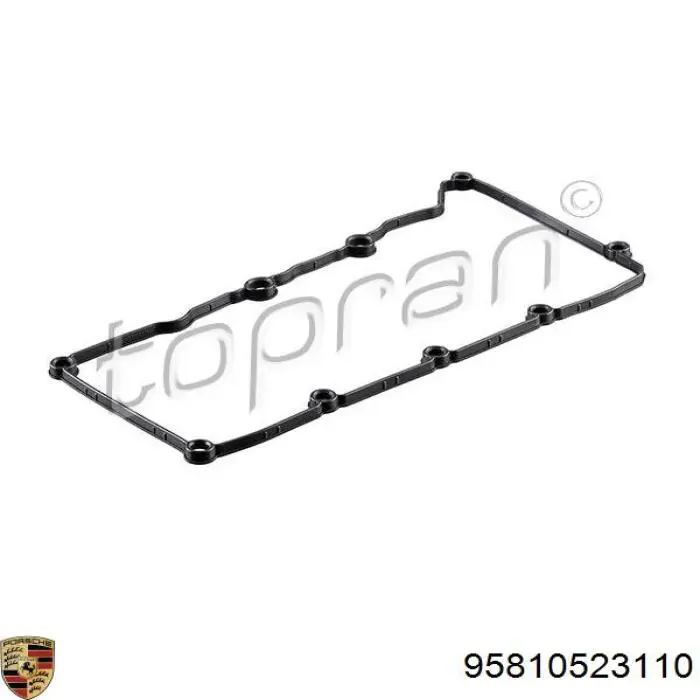 95810523110 Porsche Vedante da tampa de válvulas de motor esquerdo