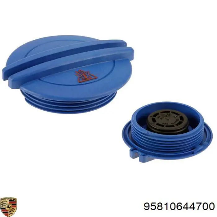 95810644700 Porsche Tampa (tampão) do tanque de expansão