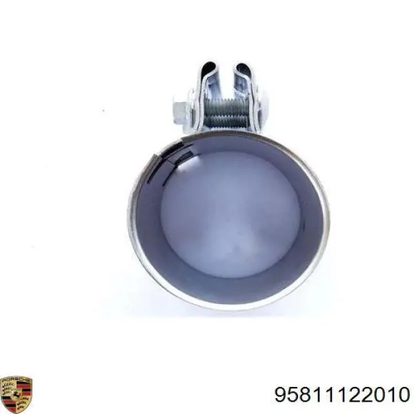 95811122010 Porsche Braçadeira de silenciador dianteira