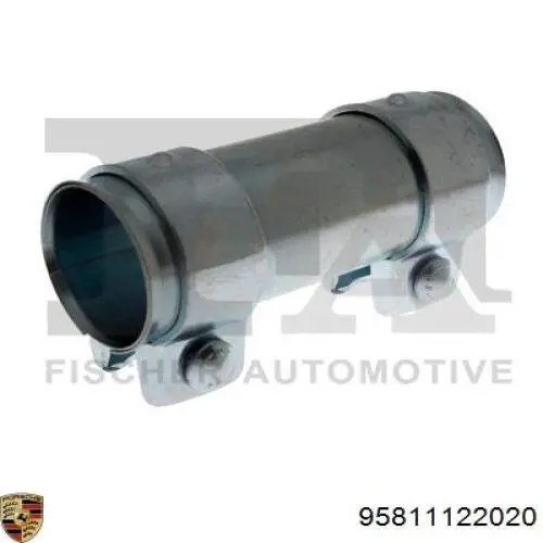 95811122020 Porsche Braçadeira de silenciador dianteira
