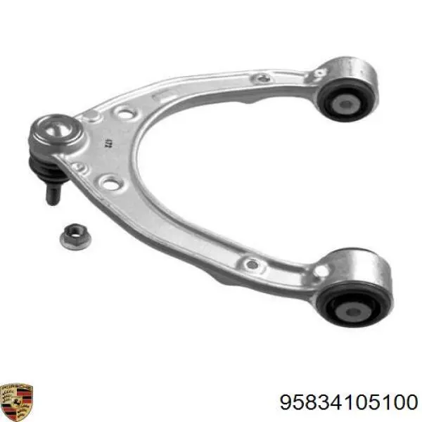 95834105100 Porsche Braço oscilante superior esquerdo/direito de suspensão dianteira