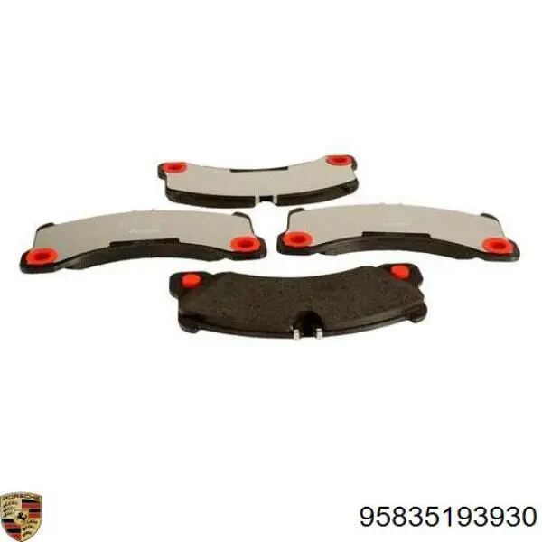 Sapatas do freio dianteiras de disco Porsche 95835193930 preço, a partir de 79,33 USD