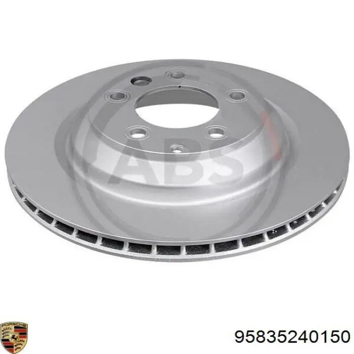 95835240150 Porsche Disco do freio traseiro