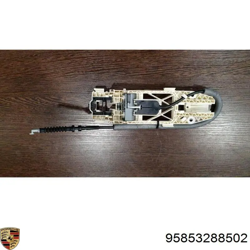 95853288502 Porsche Suporte de maçaneta externa da porta dianteira direita