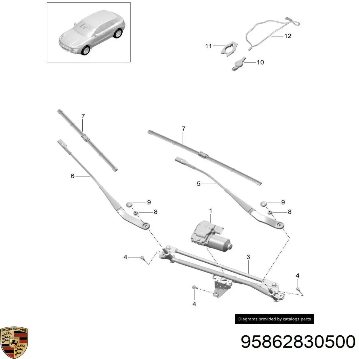 95862830500 Porsche 