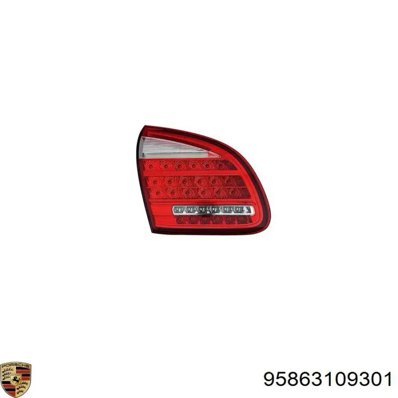 95863109301 Porsche Lanterna traseira esquerda interna