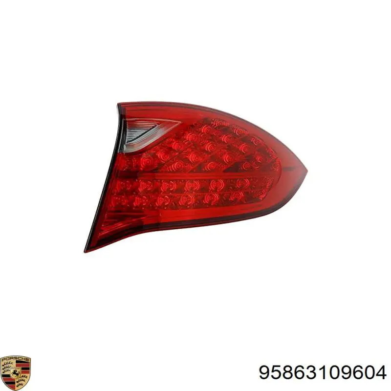 Lanterna traseira direita externa Porsche 95863109604 preço, a partir de 555,97 USD