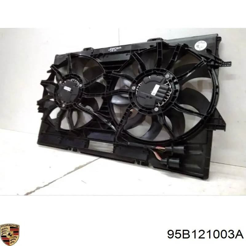 Difusor do radiador de esfriamento, montado com motor e roda de aletas Porsche 95B121003A preço, a partir de 540,41 USD