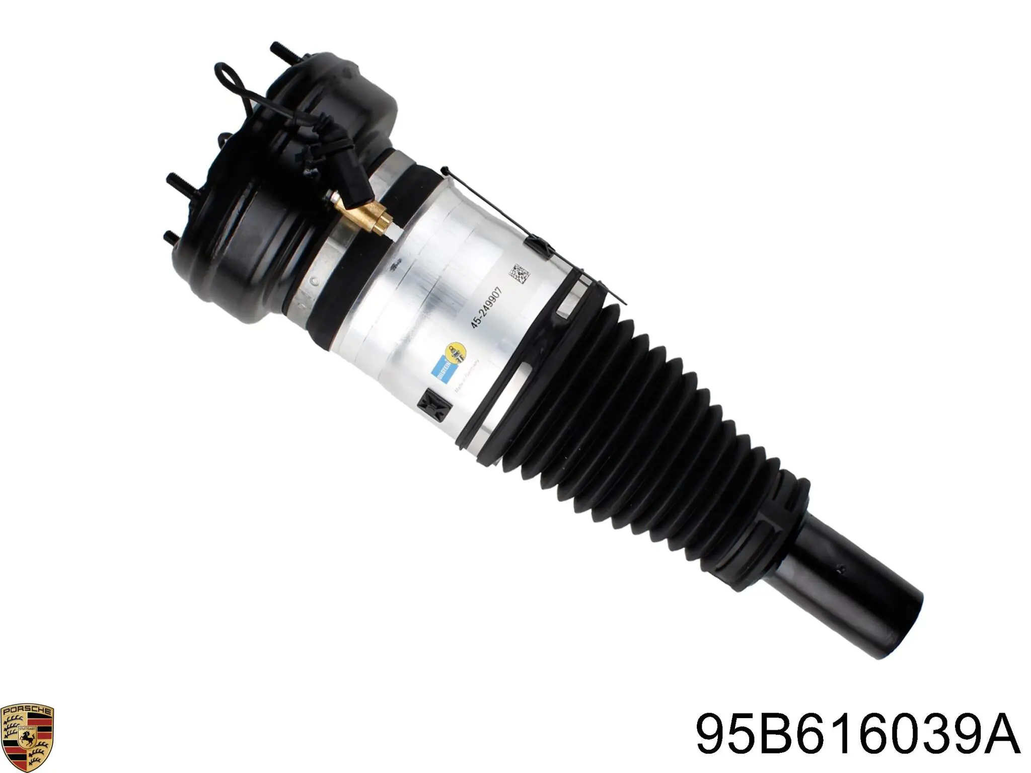 Coxim pneumático (suspensão de lâminas pneumática) do eixo dianteiro Porsche 95B616039A preço, a partir de 391,09 USD