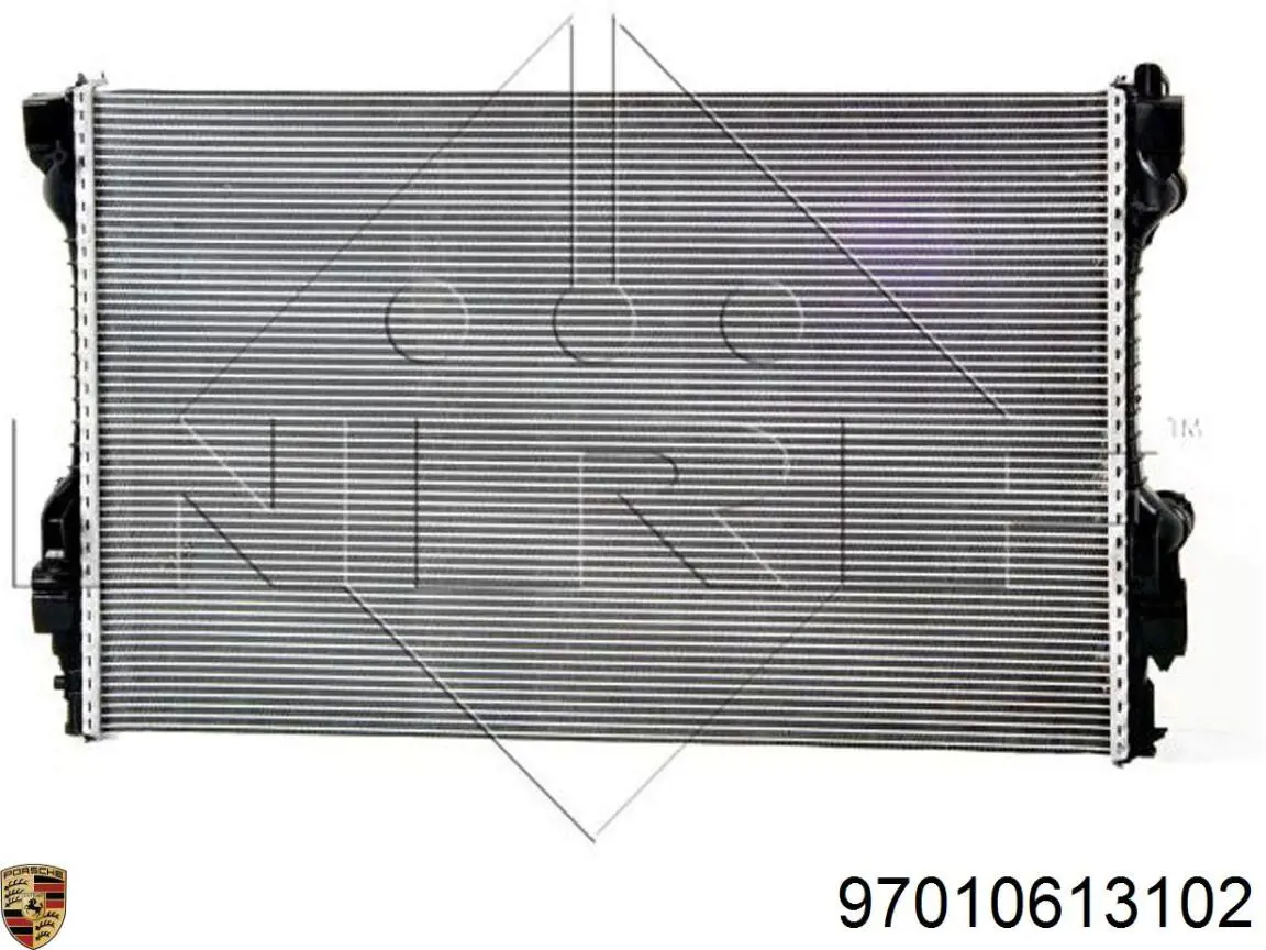 Compre 97010613102 Porsche Radiador de esfriamento de motor