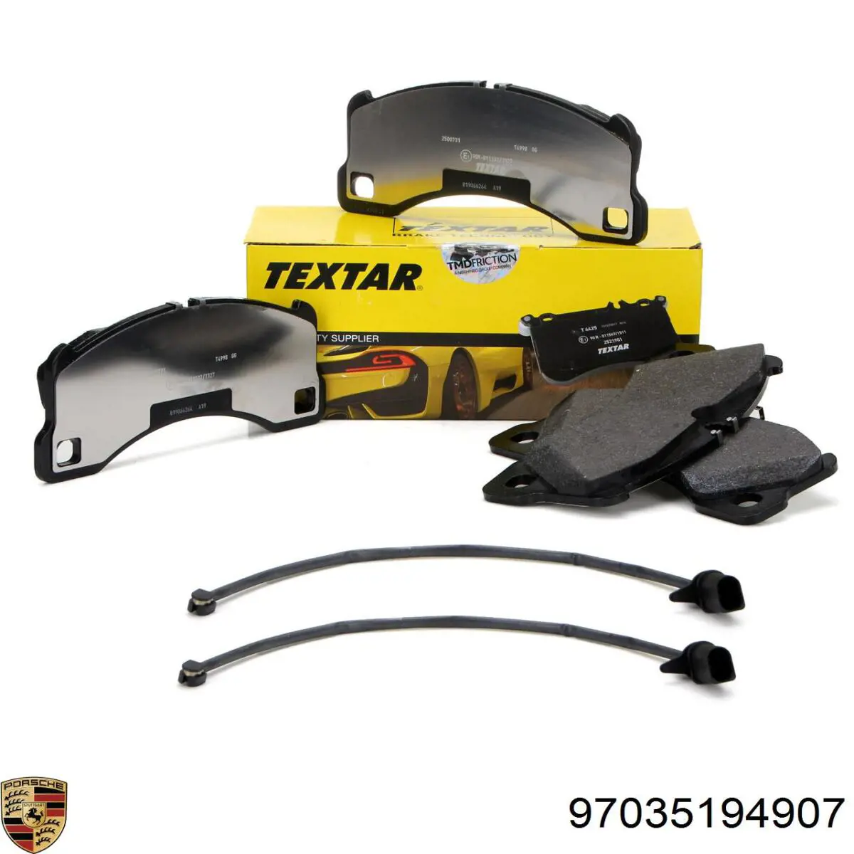 Sapatas do freio dianteiras de disco Porsche 97035194907 preço, a partir de 89,21 USD