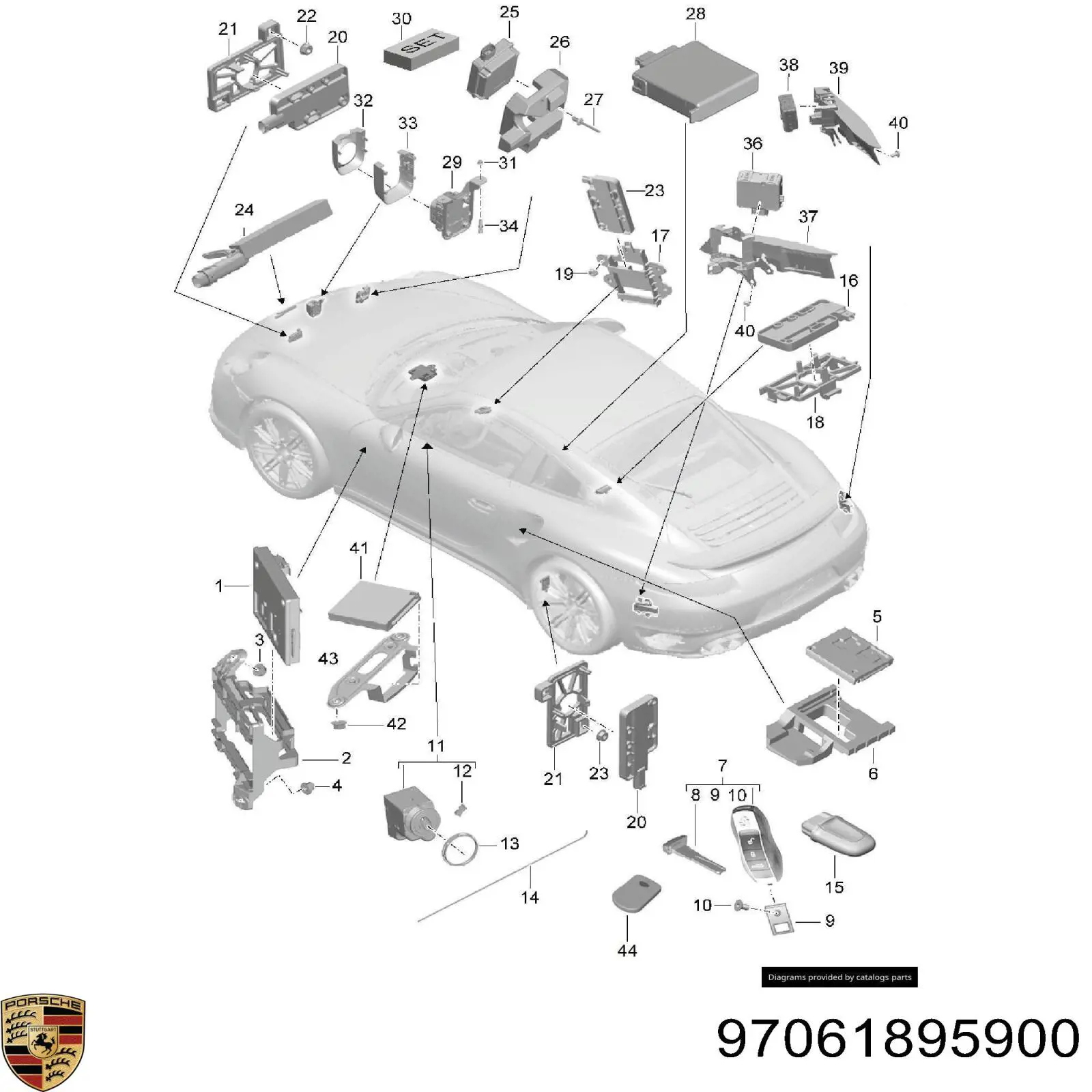 97061895900 Porsche 