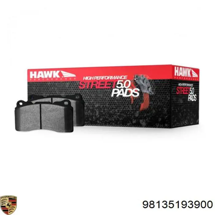 Sapatas do freio dianteiras de disco Porsche 98135193900 preço, a partir de 118,35 USD