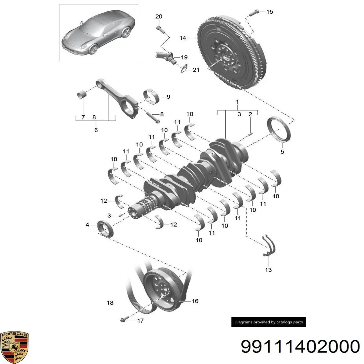 Compre Volante de motor Porsche 911 