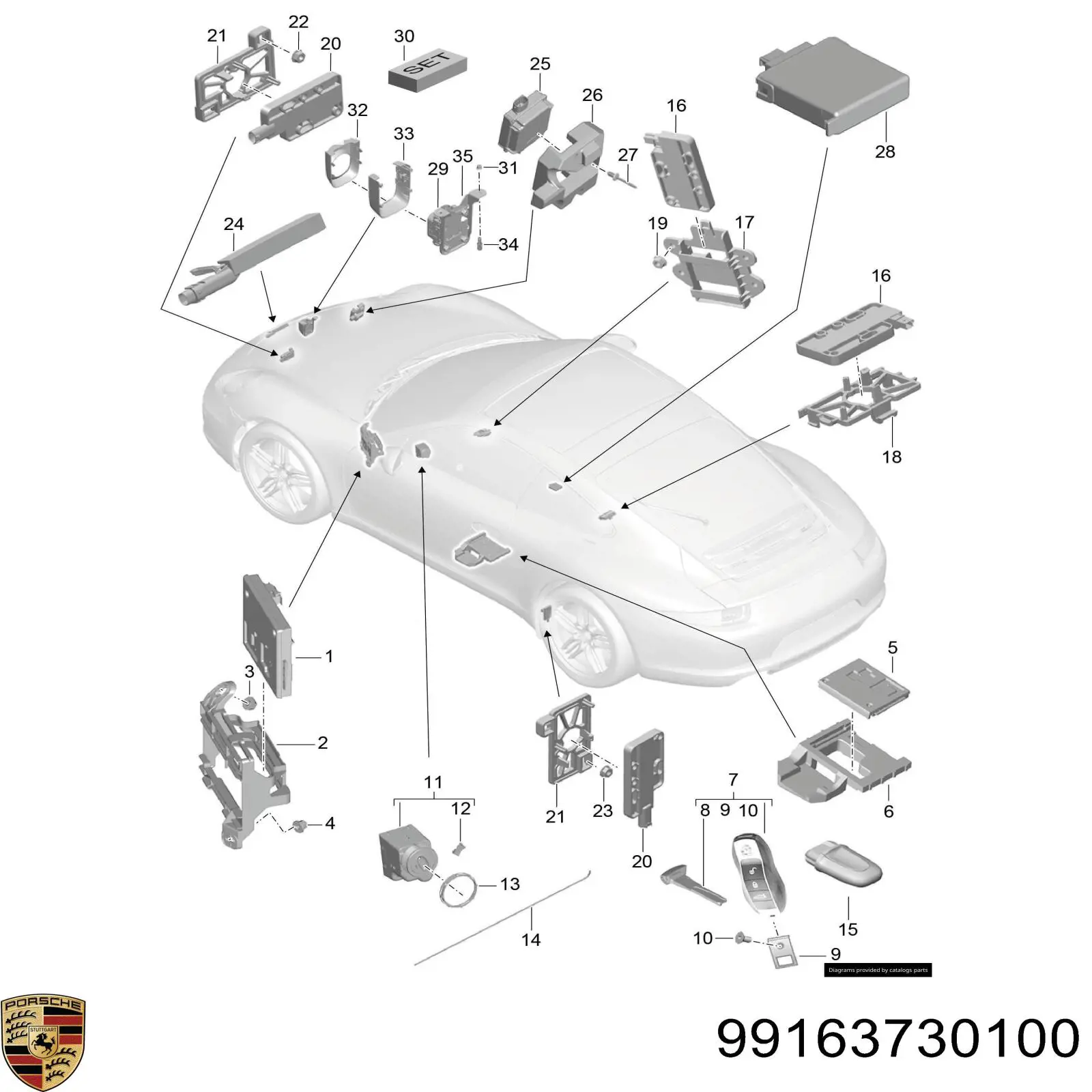  Porsche 99163730100 preço, a partir de  