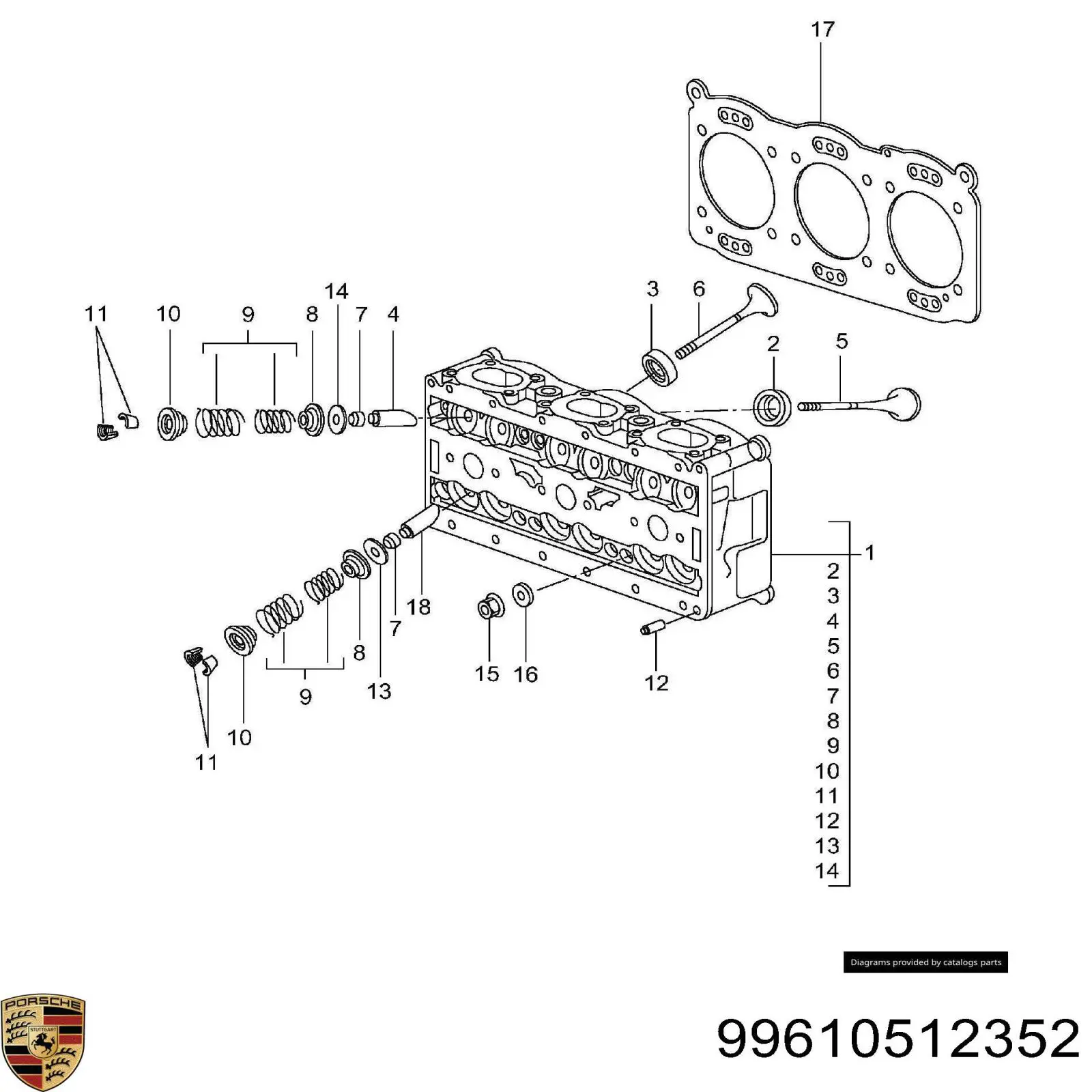 99610512352 Porsche 