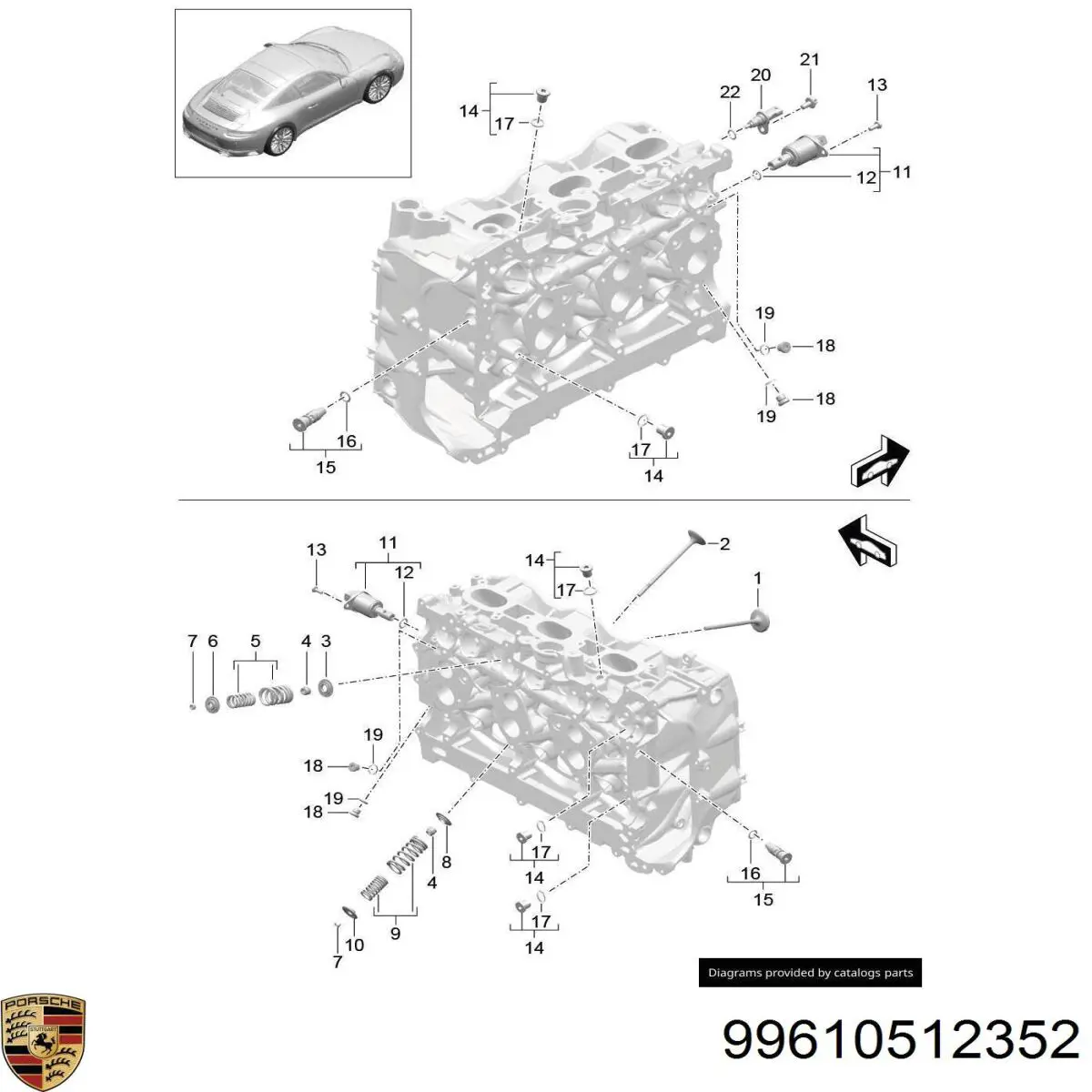  Porsche 99610512352 preço, a partir de  