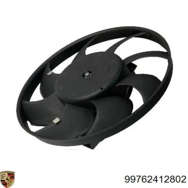 Ventilador elétrico de esfriamento montado (motor + roda de aletas) Porsche 911 Targa 997