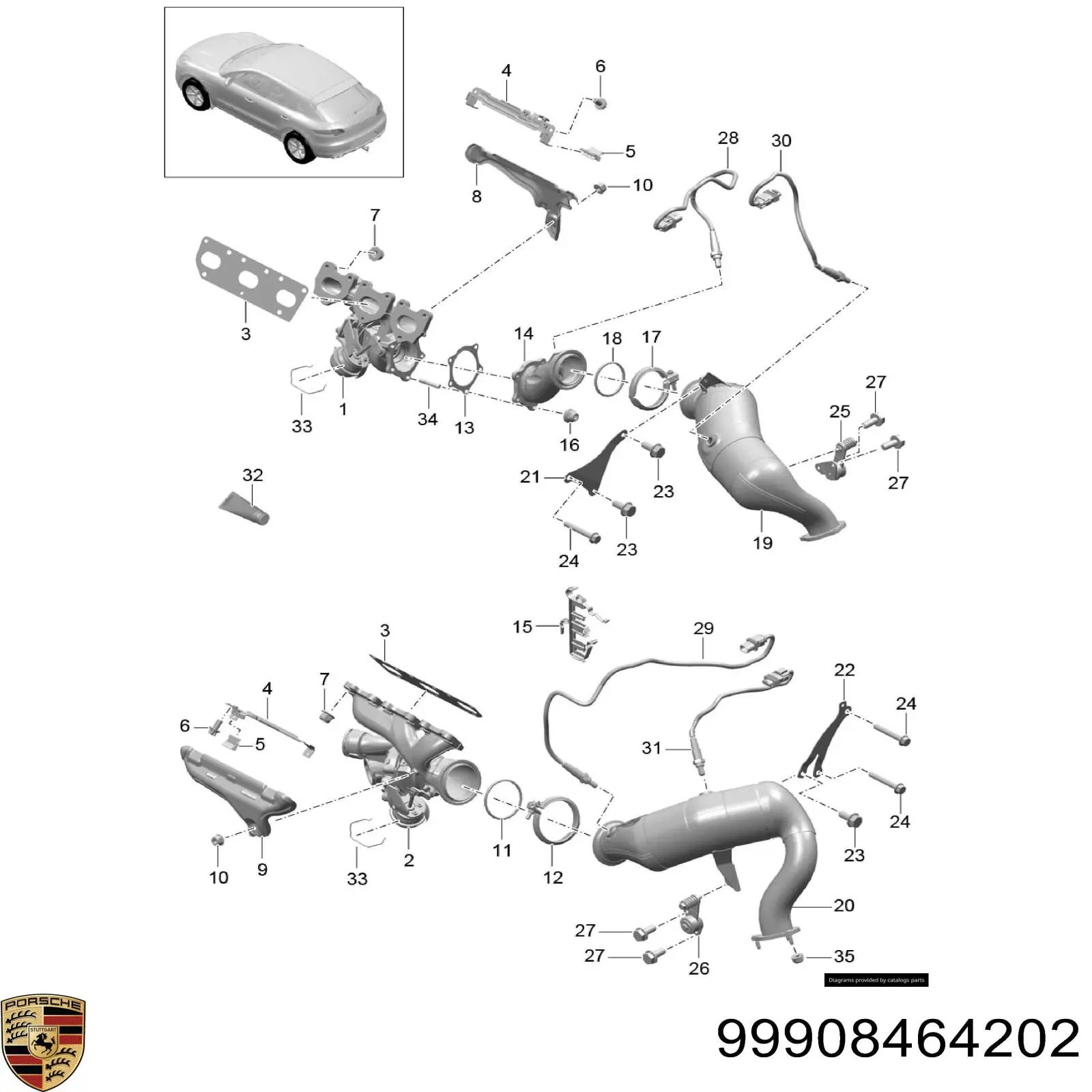  Porsche 99908464202 preço, a partir de  