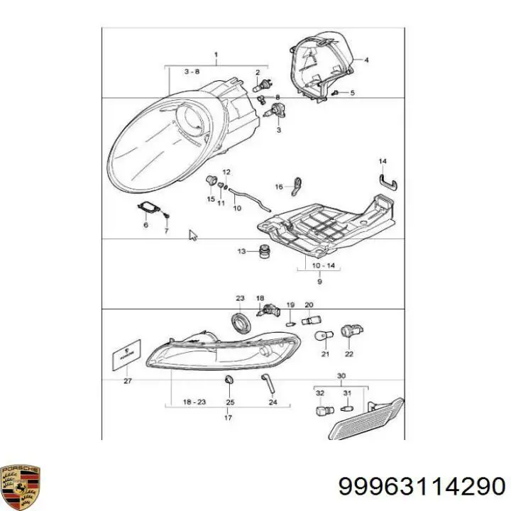 Lâmpada das luzes de nevoeiro General Motors 13500802 preço, a partir de 21,40 USD