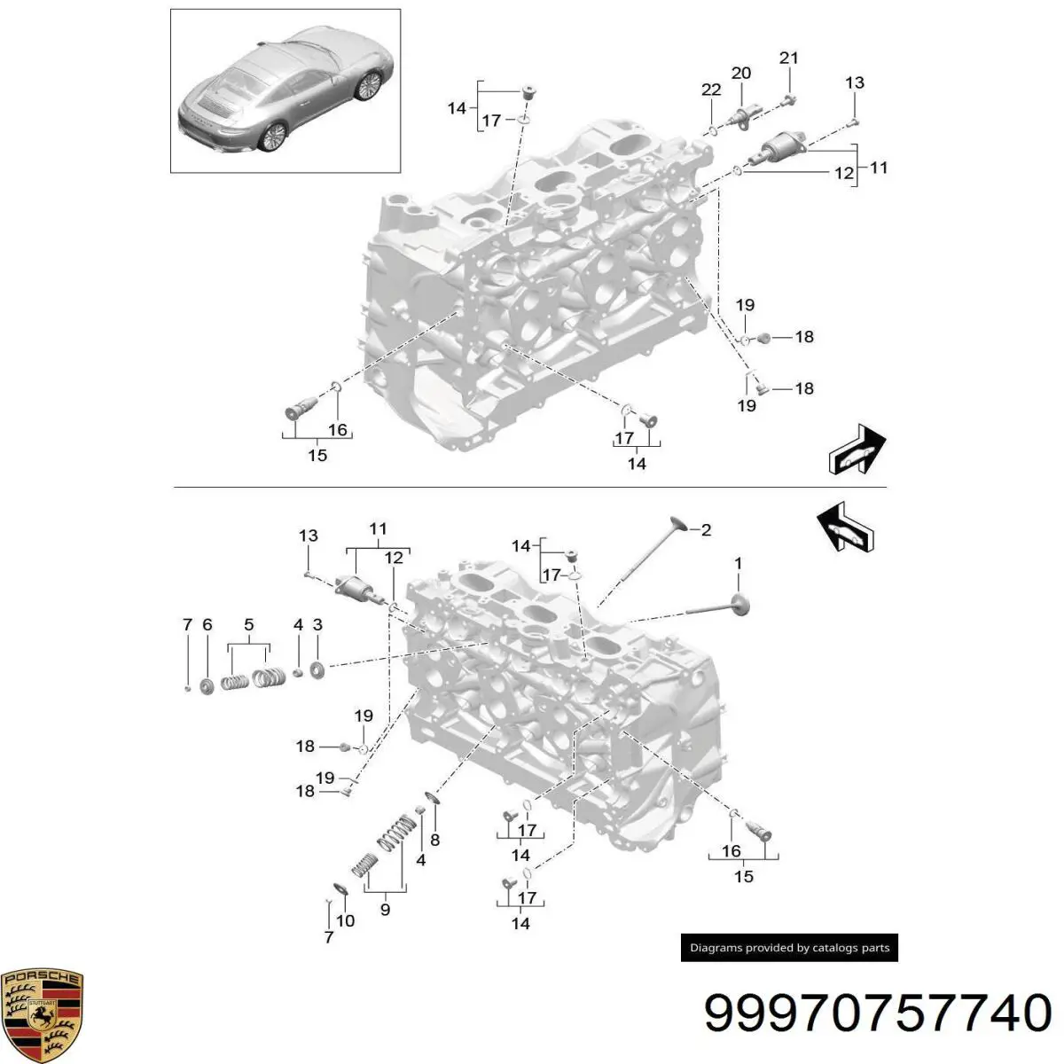 99970757740 Porsche 