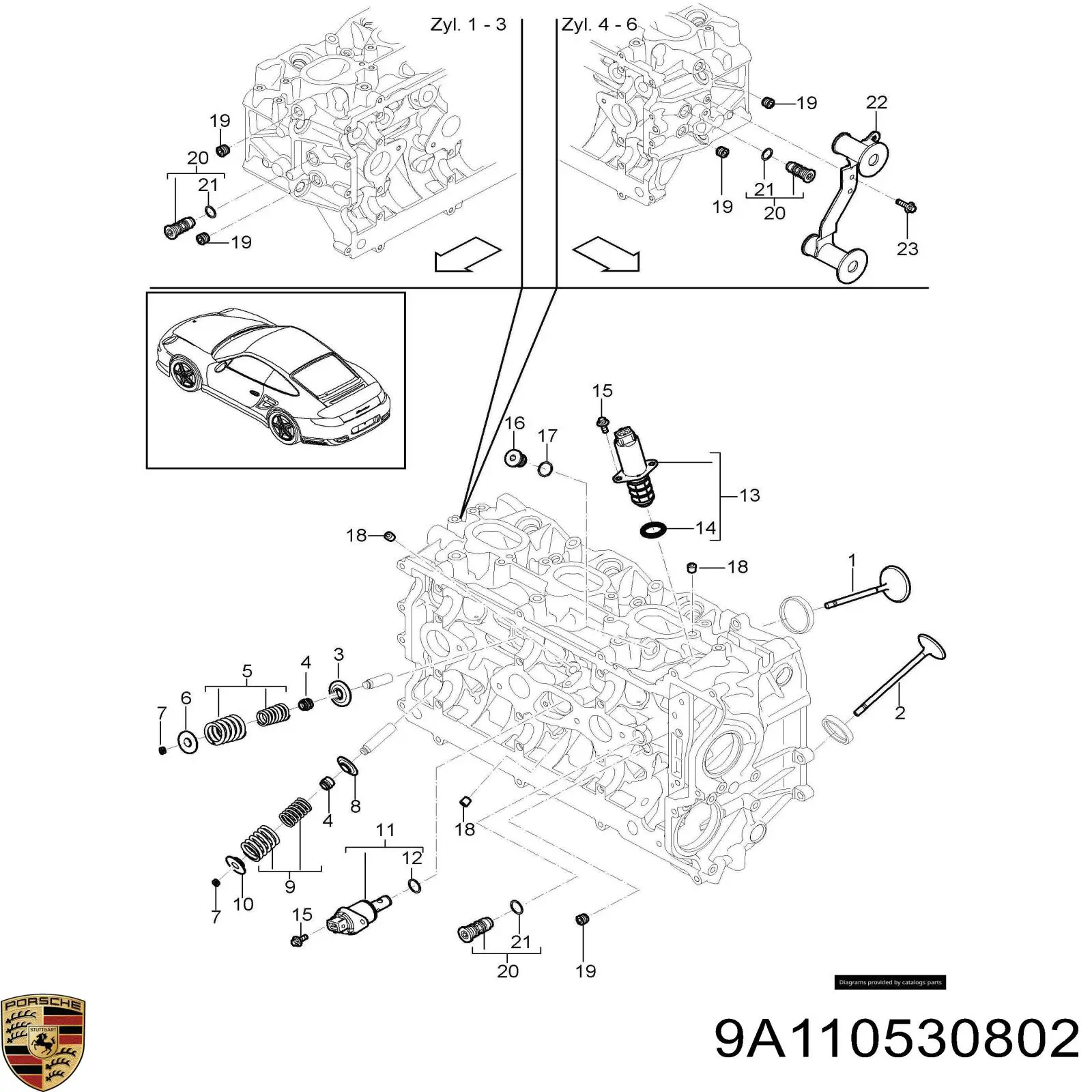 9A110530802 Porsche 