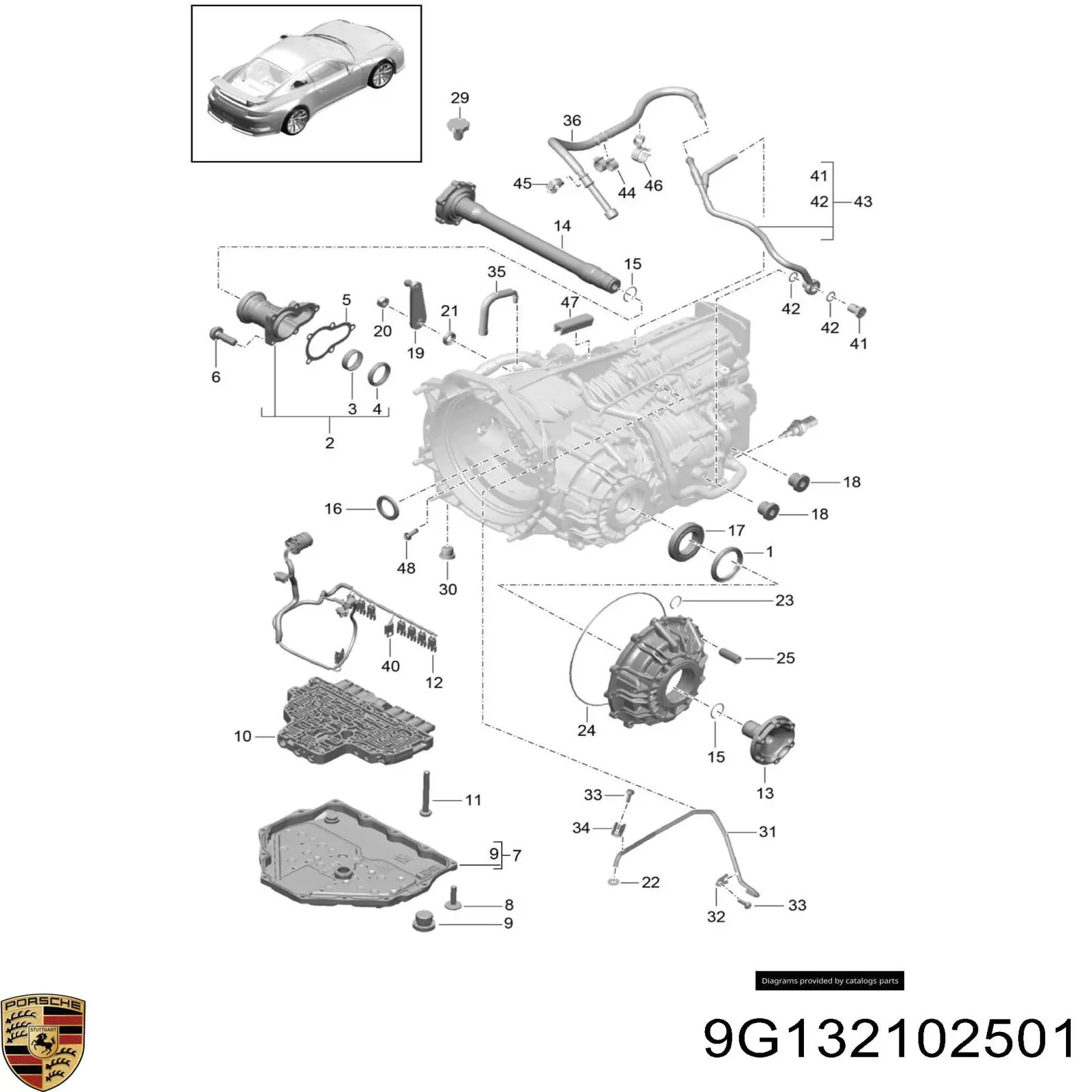 9G132102501 Porsche 